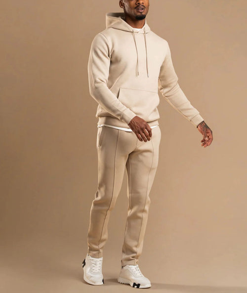 Luxroom Beige Hoodie Co-ord Set