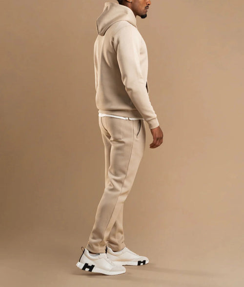 Luxroom Beige Hoodie Co-ord Set