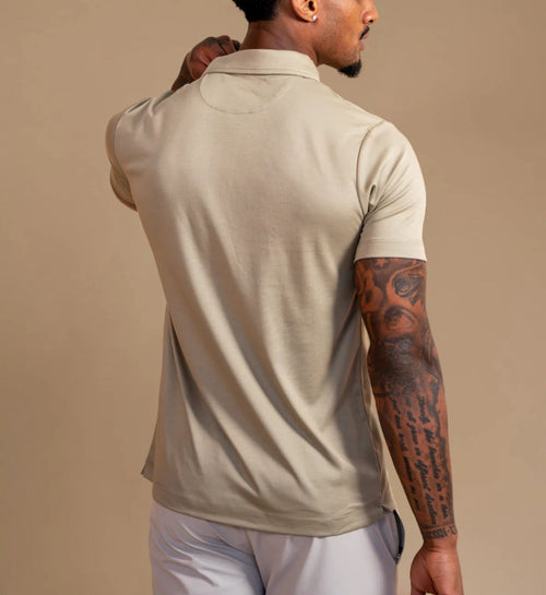 Luxroom Beige Polo Shirt