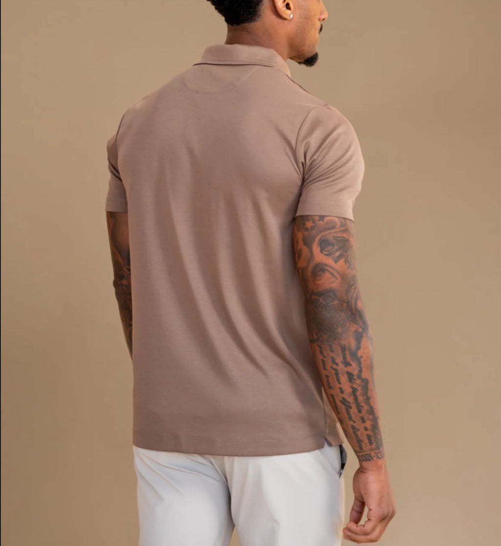 Luxroom Dusty Rose Polo Shirt