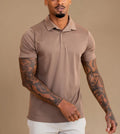 Luxroom Dusty Rose Polo Shirt