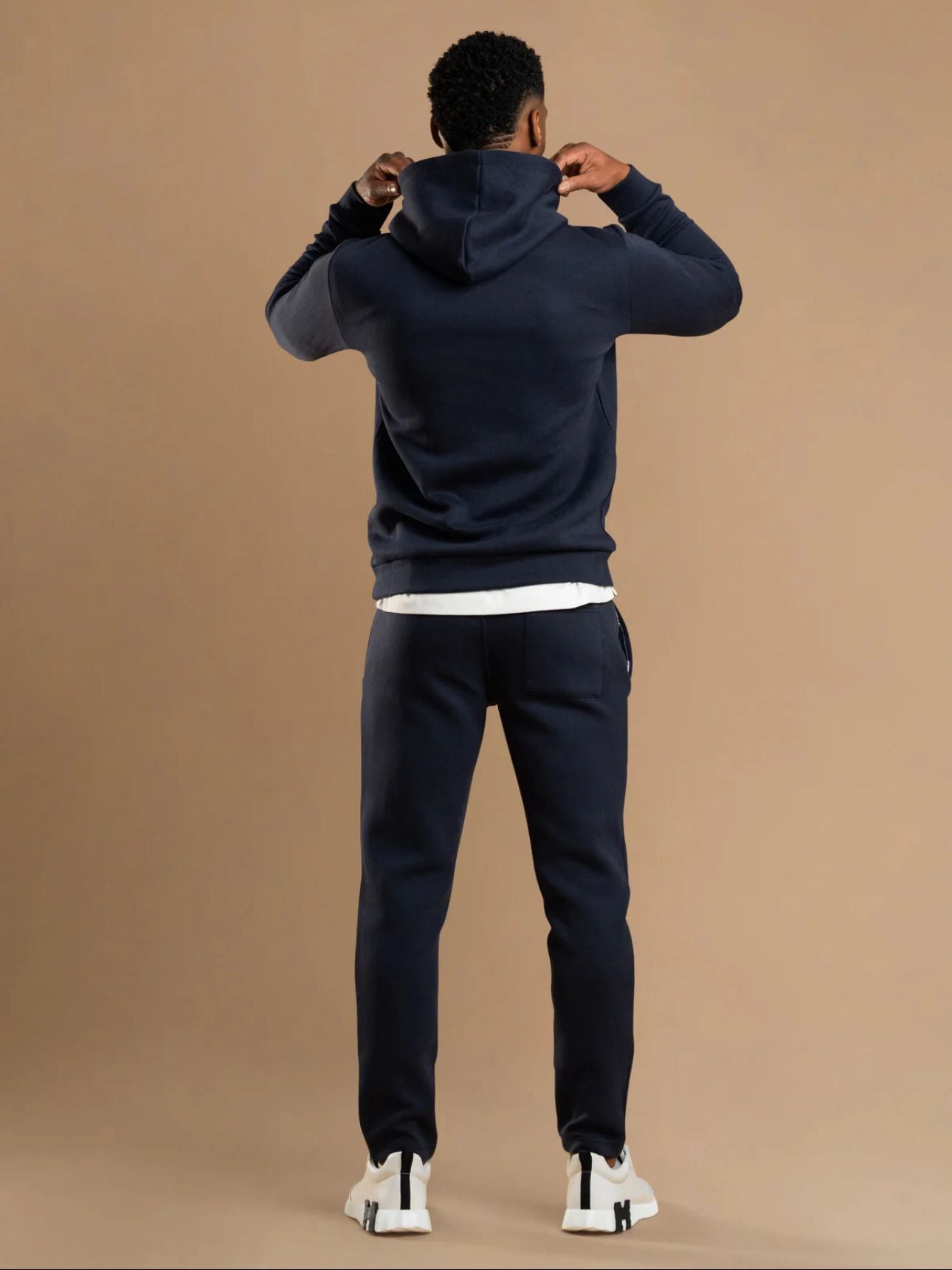 Luxroom Navy Blue Hoodie Co-ord Set