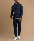 Luxroom Navy Blue Hoodie Co-ord Set