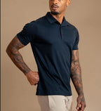 Luxroom Navy Blue Polo Shirt