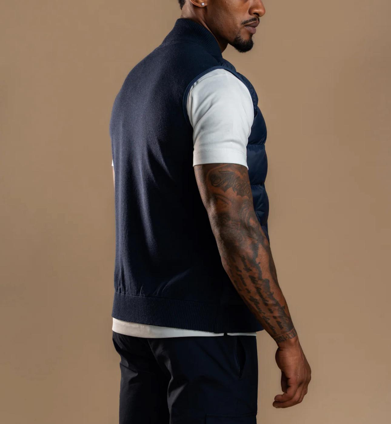  Luxroom Navy Blue Puffer Jacket