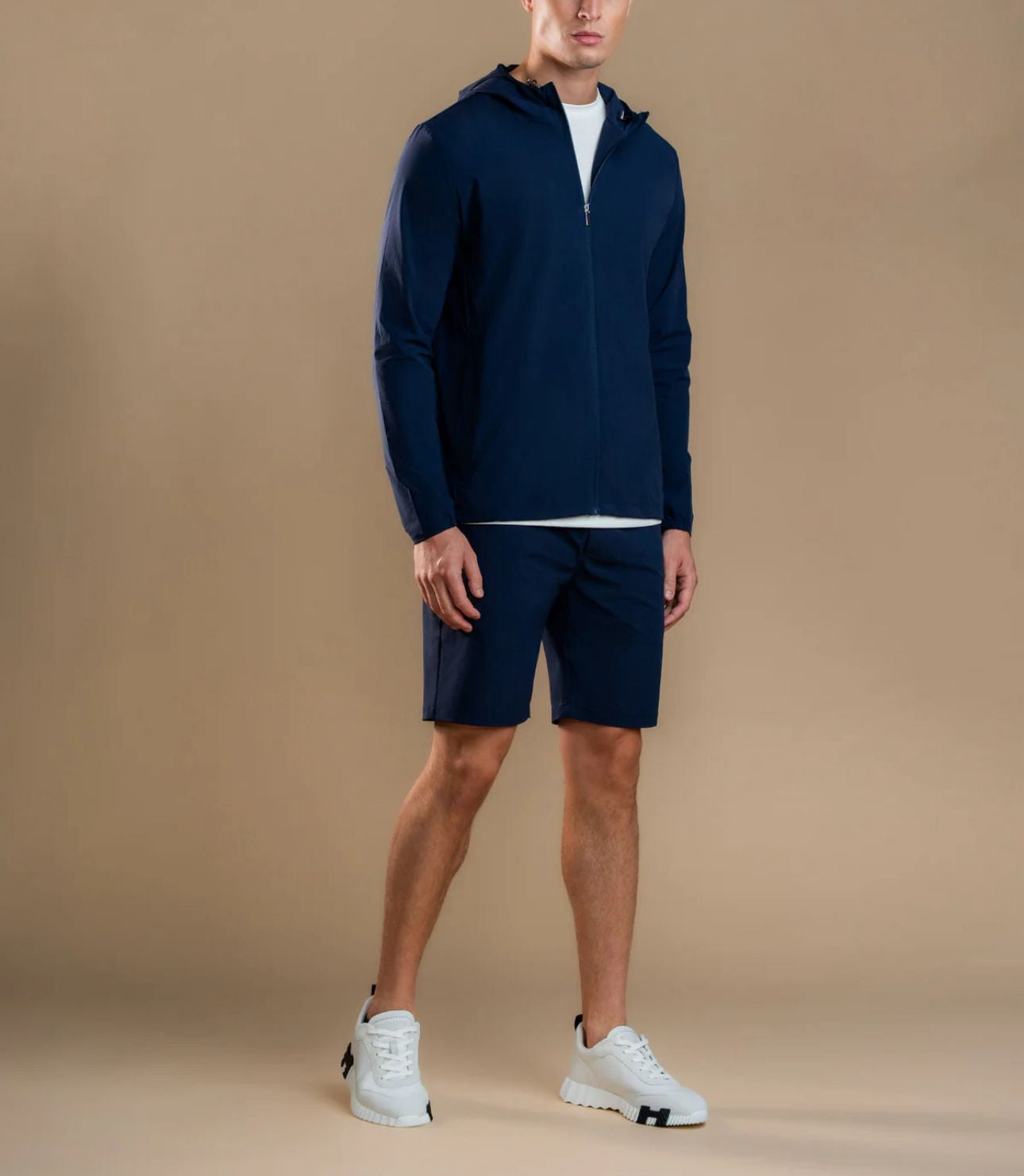 Luxroom Navy Blue Shorts Co-ord Set