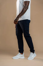 Luxroom Navy Blue Tactical Cargos