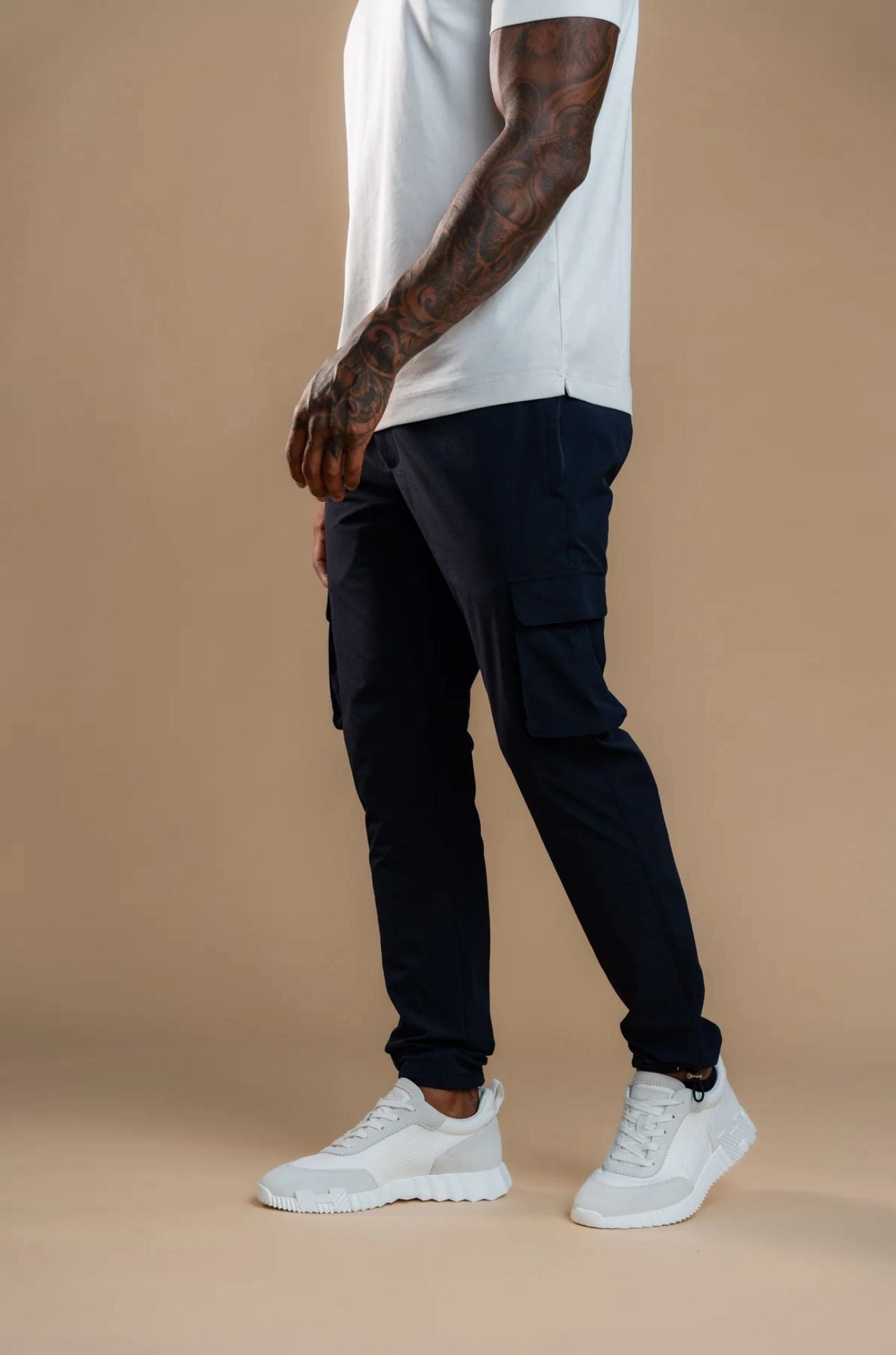 Luxroom Navy Blue Tactical Cargos