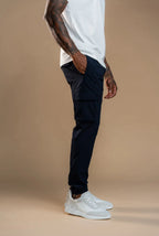 Luxroom Navy Blue Tactical Cargos