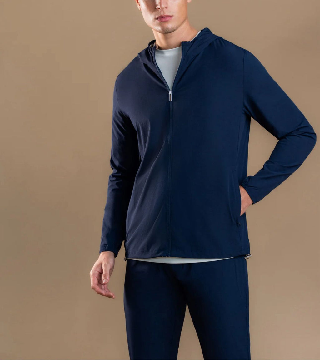 Luxroom Navy Blue Tech Jacket