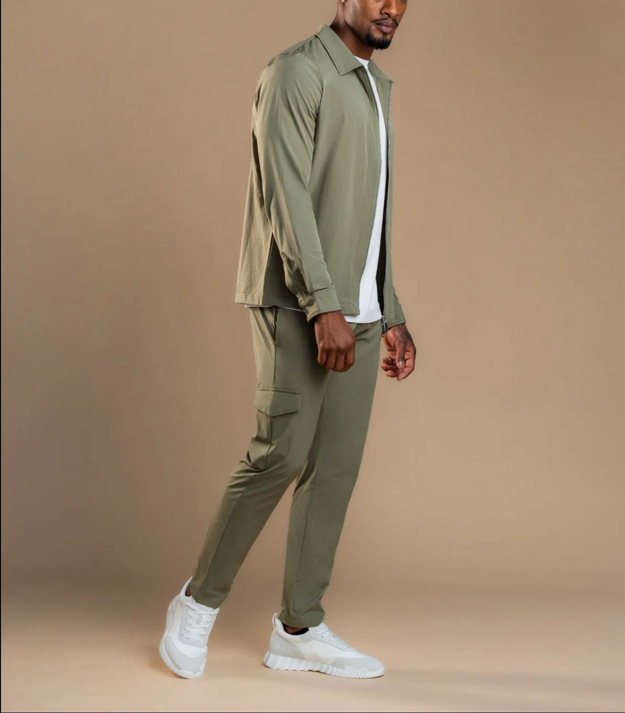 Luxroom Olive Tactical Co-ord Set