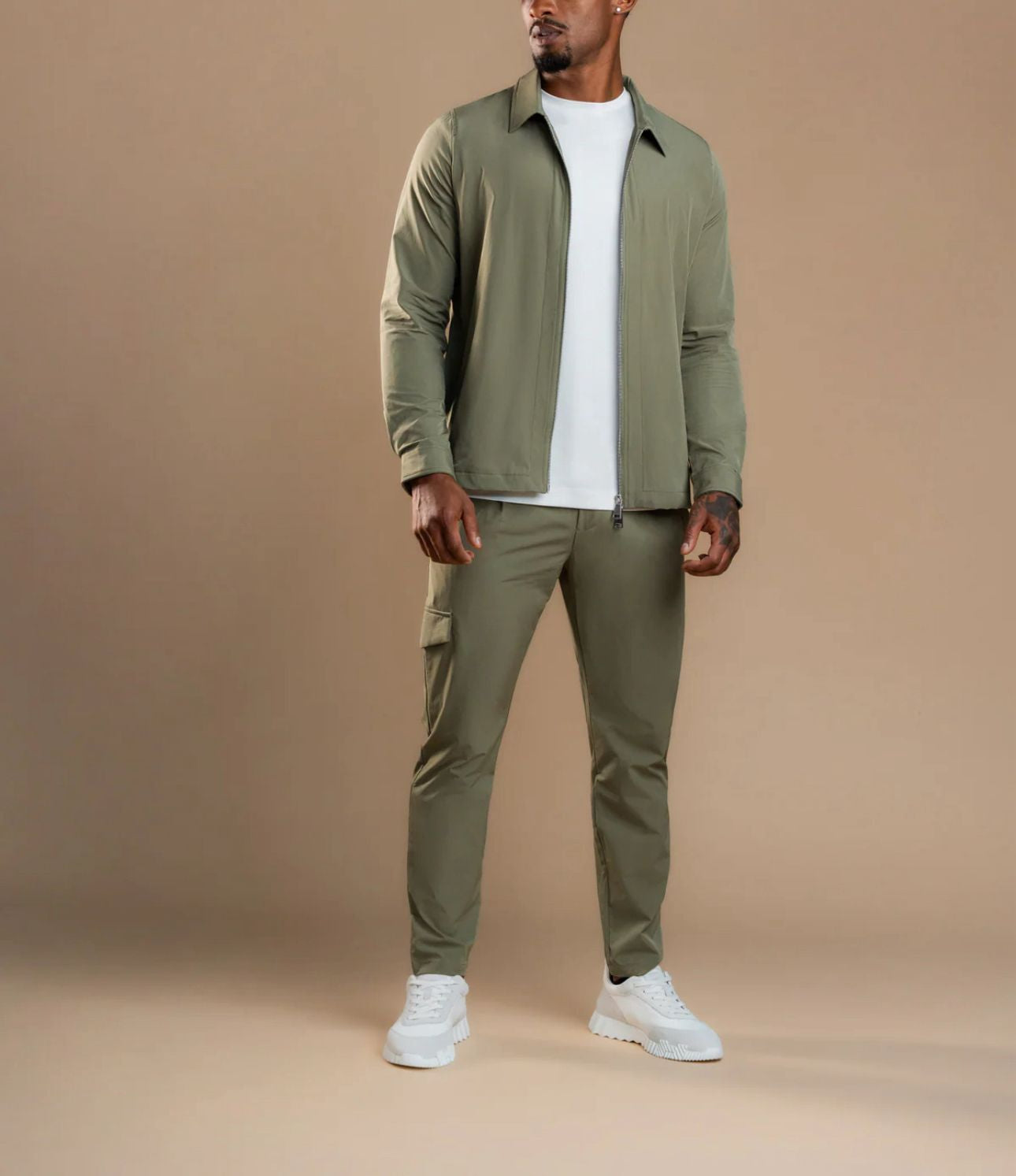 Luxroom Olive Tactical Co-ord Set