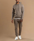 Luxroom Slate Gray Hoodie Co-ord Set