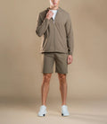 Luxroom Slate Gray Shorts Co-ord Set