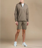 Luxroom Slate Gray Shorts Co-ord Set