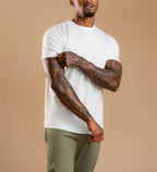 Luxroom White Crew Neck T-Shirt